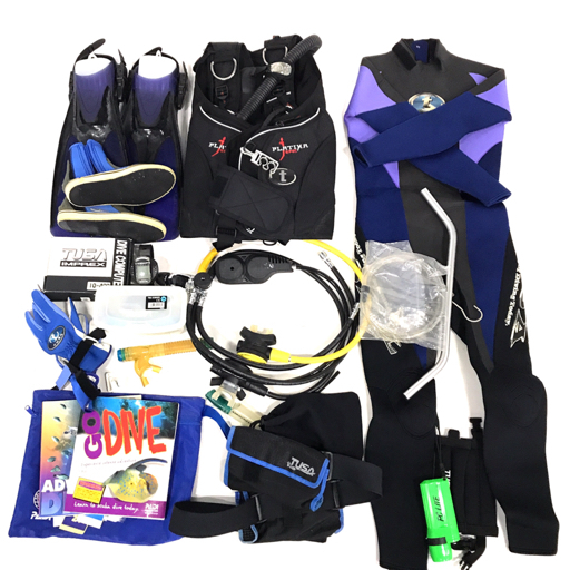 ツサ レギュレーター BCジャケット プラチナ S 他 フィン シュノーケル